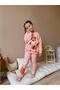 Milk Fabric Printed Three Thread Non-Raised Top and Bottom Set - 2