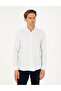 Green Slim Fit Long Sleeve Shirt 50292262-Vr054