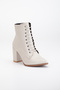 Women's Lace-Up High Heel Boots - 4