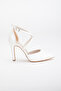 Women's Stiletto High Heel Strappy White Stiletto - 3