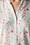 Spring Flowers Shirt Pants Multicolor Pajama Set - 4