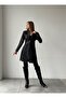 Women's New Season Special Design Black Leaf Real Leather Jacket