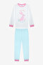 Cotton Girl's Picnic 2-Piece Multicolor Pajamas Set - 5
