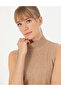 Beige Slim Fit Turtleneck Sweater 50280075-Vr011 - 2