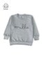 Mukko Embroidery Design Seasonal Gray Melange Unisex Baby Boy Girl Top and Bottom Set - 2
