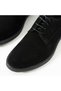 Winter Men's Shoes Black Suede - 6