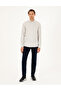 Navy Blue Slim Fit Striped Long Sleeve Shirt 50292261-Vr033 - 4