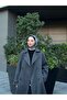 Müq Officiall Massi Oversized Cashmere Lined Coat - Antresit - 4