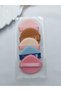 Colorful Makeup Powder Sponge with 5 Grips Washable 5-Piece Sponge - 2
