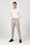 Men's Regular Fit Fabric Trousers - 4