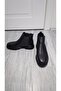 New Collection Genuine Skin Black Chelsea Model Leather Winter Men's Leather Boots - 8