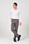 Men's Regular Fit Fabric Trousers - 4