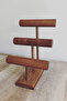 Three Tier Jewelry Holder |   Handmade Wooden Bracelet Display Stand - 4