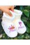 Girls' Panduf Princess Girl Crowned Figured Non-Slip Sole Kindergarten Nursery Home Shoes - 3