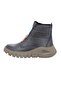 Gray Genuine Leather Boots - Model Name: Stockholm - 2