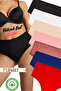 7 Pieces of Yüksel Bel Bato Large Size Cotton Combed Cotton Lycra, Stretchy Panties (Oversized)