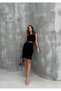 Crochet Design Dress with Waist Detail