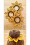 Buckle Sunflower Rubber Knob Buckle