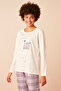 Love More Checked Trouser Set - 2