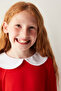 Girl's Wide Collar Thermal Pajama Set - 6
