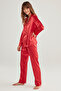 Satin Hearts Pajama Set - 2