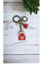 Turkish Flag Themed Handmade Miyuki Knitted Bag Ornament Keychain - 2