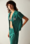 Cambridge Green Shirt Pants Pajama Set -unique Collection - 5