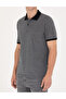Black Regular Fit Polo Neck T-Shirt 50273568 -Vr046 - 6