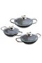 Darci Black 3-Piece Pan Set - 7