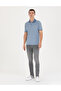 Dark Blue Regular Fit Polo Neck T-Shirt 50273568 -Vr032 - 4