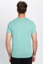 Unisex Slim Fit Slim Fit 100% Cotton Soft Textured Green Crew Neck T-Shirt - 8