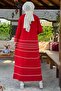 Hayal Knitwear Dress Red - 7