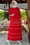 Hayal Knitwear Dress Red - 8