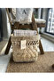 Home Decoration Wicker Newspaper Holder Magazine Holder Bookshelf Door Front Organizer Organizer Bag - 2