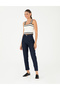 Dark Indigo Mom Fit Jean Pants 50293347-Vr089 - 3