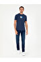 Navy Blue Slim Fit Crew Neck T-Shirt 50290643-Vr033 - 4