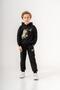 Dinosaur Make Some Noise Printed Leg Print Detailed Hooded Boy's Bottom Top Tracksuit Set - 2