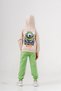 Monster Printed Leg Print Detailed Hooded Boys' Tracksuit Set - 6