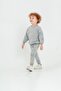 Planet Printed Crew Neck Bottom Top Children's Tracksuit Set - 3