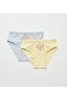 Girl's Organic Cotton Lycra Panties 4-Pack Kuğulu 5806-4 - 2
