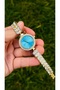 Ottoman Series - Women's Tulip Stone Pattern Wrist Watch - 3