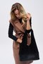Black Genuine Real Suede Soft Leather Casual Shoulder Bag - 2