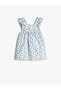 Floral Dress with Ruffle Detail Sleeveless