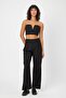 Corsage Zippered High Waist Palace Pants (B24-372 00) - 3