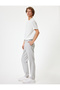Linen Cotton Blended Chino Trousers with Pocket Detail - 2