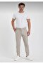 Men's Jogger Model, Plain Beige Color, Slimfit, Narrow Leg Pants, Ankle Length (100cm)