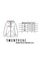 Women's 3 Thread Brown Sierra Nevada Printed Cardigan Jogger Oversize Tracksuit Set - 8