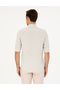 Green Linen Blended Regular Fit Long Sleeve Shirt 50284168-Vr016 - 5
