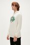 Re-Born Recycle Hoodie Marshmallow White Hooded Men's Sweatshirt - 4