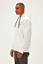 Pause Hoodie Off-white White Printed Hooded Men's Sweatshirt - 4